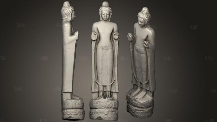 Buddha 17 stl model for CNC
